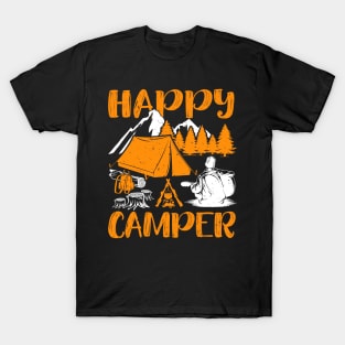 Happy Camper - Camping Shirt for Men Women and Kids T-Shirt